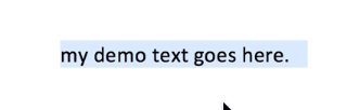 Animated gif of text case changing using the Shift + F3 keyboard shortcut. 